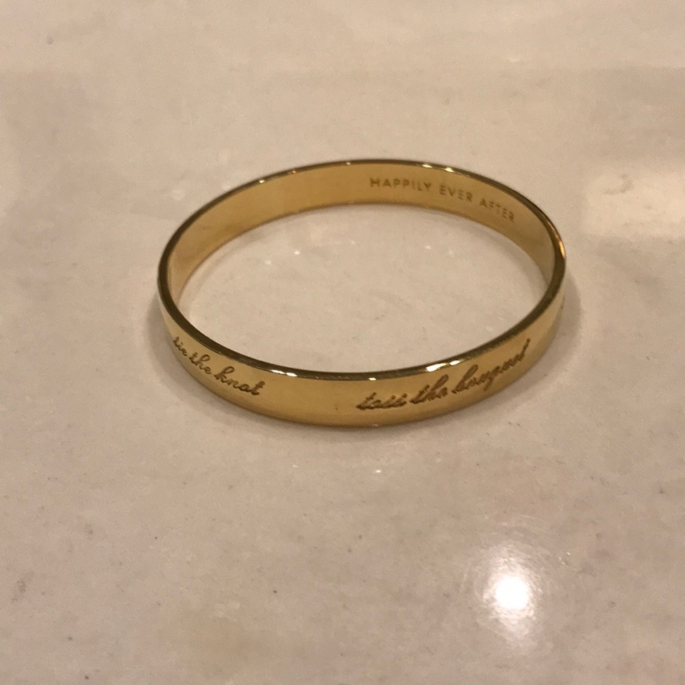 Kate Spade “kiss the bride” bracelet